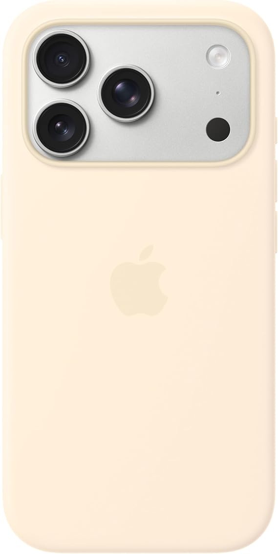 Apple iPhone 17 Pro Silicone Case with MagSafe – Vanilla ​​​​​​​