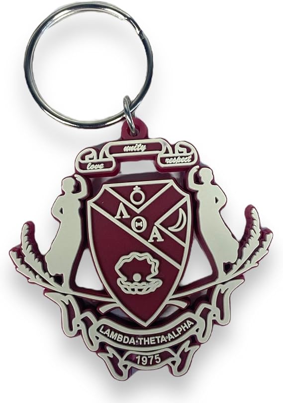 Lambda Theta Alpha Crest PVC Key chain