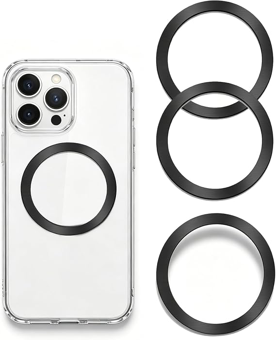 3 PCS Universal Metal Ring Sticker for MagSafe Accessories