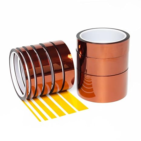 1/8''33M High Temperature Resistant Polyimide Tape,No Residue Heat Tape