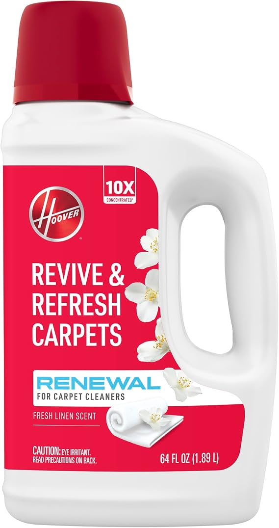 Hoover Renewal Carpet Cleaner Solution, 64 oz., Fresh Meadows Scent