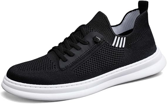 Running Shoes Men - Men's Breathable Lightweight Sneakers for Walking Running Gym Casual Outdoor Sports with Comfortable Mesh Slip On Design