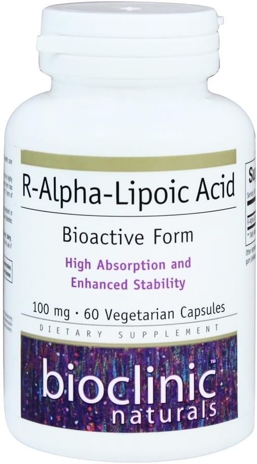 Bioclinic Naturals - R-Alpha-Lipoic Acid 100mg 60 vcaps