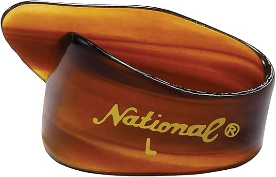 D'Addario National Celluloid Thumb Picks Large Tortoiseshell, 4-Pack