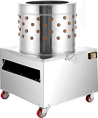20 2HP 110V Chicken Plucker Machine,Chicken Feather Plucker,Automatic Chicken Plucker,Stainless Steel Plucking Machine De-Feather- Ideal for Poultry Chicken, Bird, Duck, Turkey, Quail
