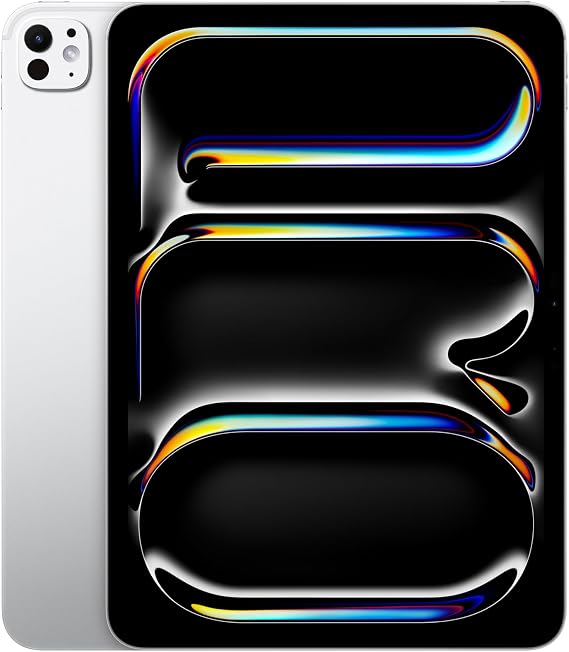 Apple iPad Pro 11-Inch (M4): Built for Apple Intelligence, Ultra Retina XDR Display, 2TB, 12MP Front/Back Camera, LiDAR Scanner, Wi-Fi 6E, Face ID, All-Day Battery Life Silver