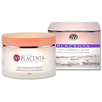Placenta Anti Wrinkle Cream with Vitamin E and Aloe Vera, 100g