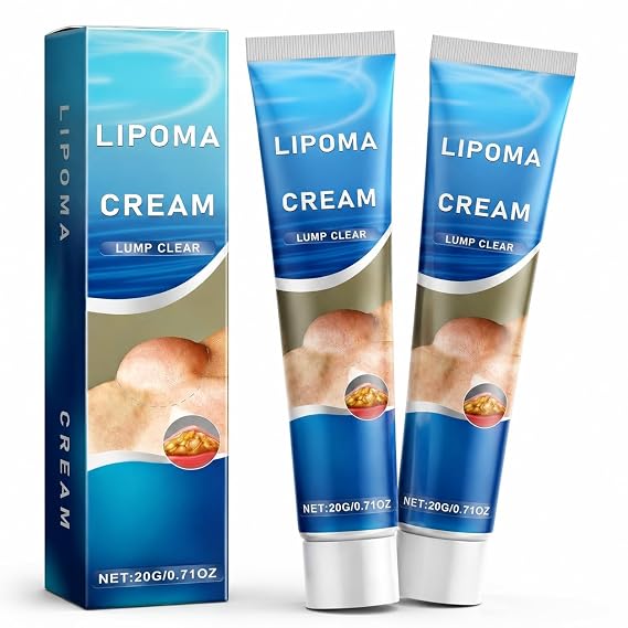 Lipoma Cream, Deep Moisturizing & Nourishing Formula, Gentle Hydrating Skin Care Cream for Daily Use, 2 PCS