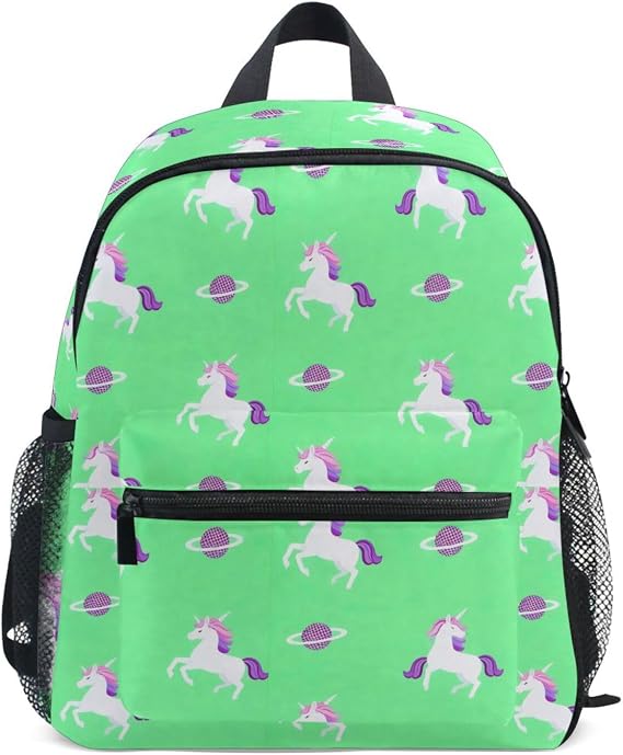 Unicorns Toddler Backpack for Girls 3-8, Lightweight Mini backpack