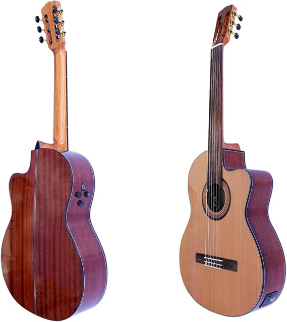 Professional Fretless Electric Classical Guitar With Equalizer String Musical Instrument CP-4