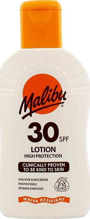 Malibu Sun SPF 30 Sun Lotion, Moisturising Sunscreen for Body, 200ml