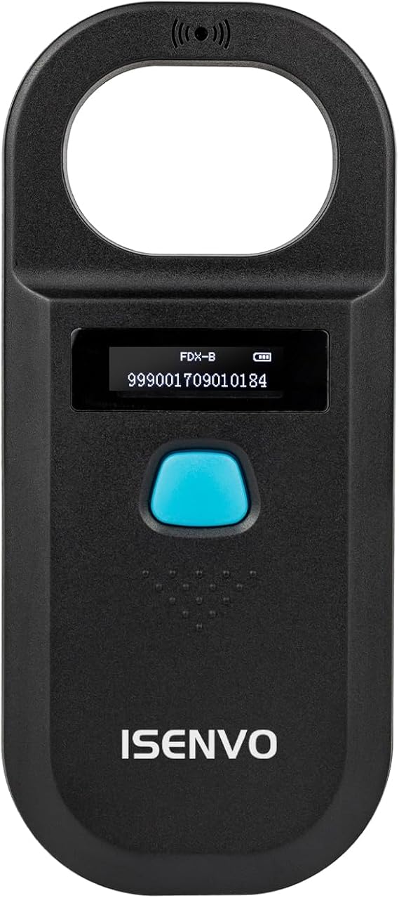 Pet Microchip Scanner, 15 Digit Pet Chip Scanner, Rechargeable(190A)