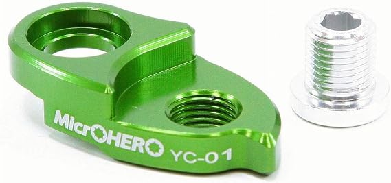 MICROHERO Rear Derailleur Hanger Link YC-01 Wide Range Adapter, Aluminum Alloy, Shaving, High Precision, CNC Machined