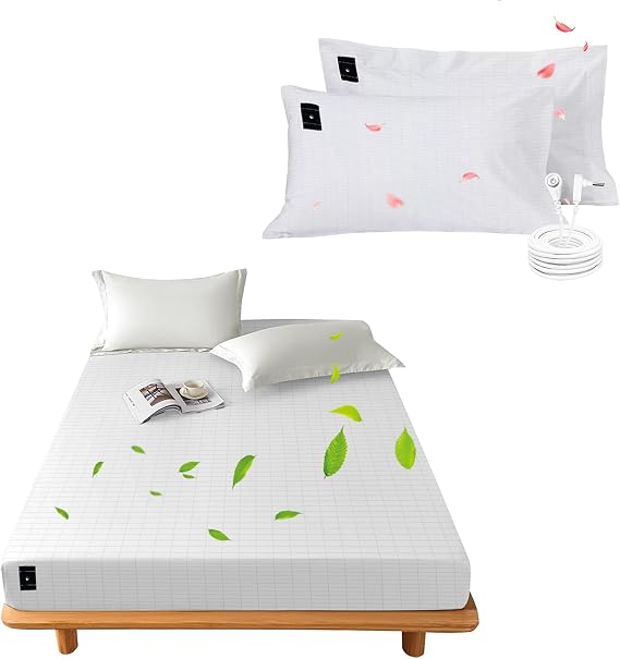 Grounding Sheets Full Size 2Pack Grounding Piloowcases