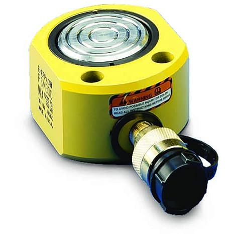 Enerpac RSM-200 Flat Jac Single-Acting Low-Height Hydraulic Cylinder with 20-Ton Capacity, Single Port, 0.44" Stroke Length
