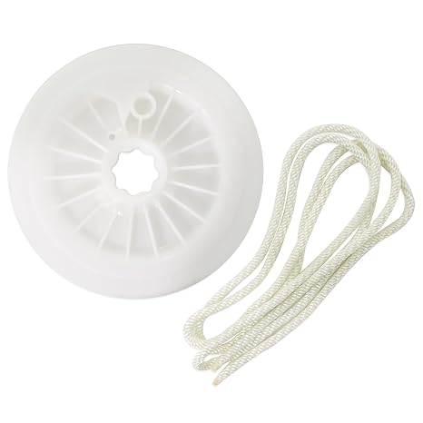 295871 Recoil Starter Pulley Compatible with Briggs & Stratton Fit for Most 5-16 HP Engines, Plastic Pull Starter Replacement for A Variety of Equipment