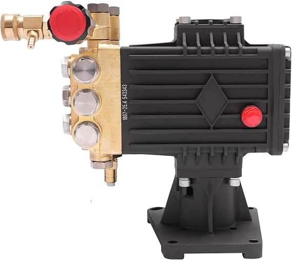 4000 PSI Pressure Washer Pump 13HP Horizontal Pressure Washer Pump 4GPM Shaft Triplex Plunger Pumps with Brass Pump Head, Unloading Valve 10KW Direct Drive Power Washer Pumps for Most 9-15 HP Engines