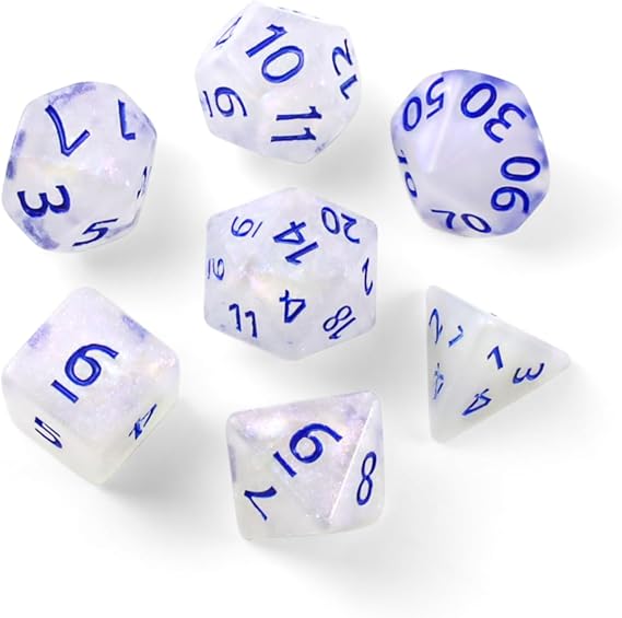 DND Dice Set Polyhedral Dice Set Set of 7 for MTG