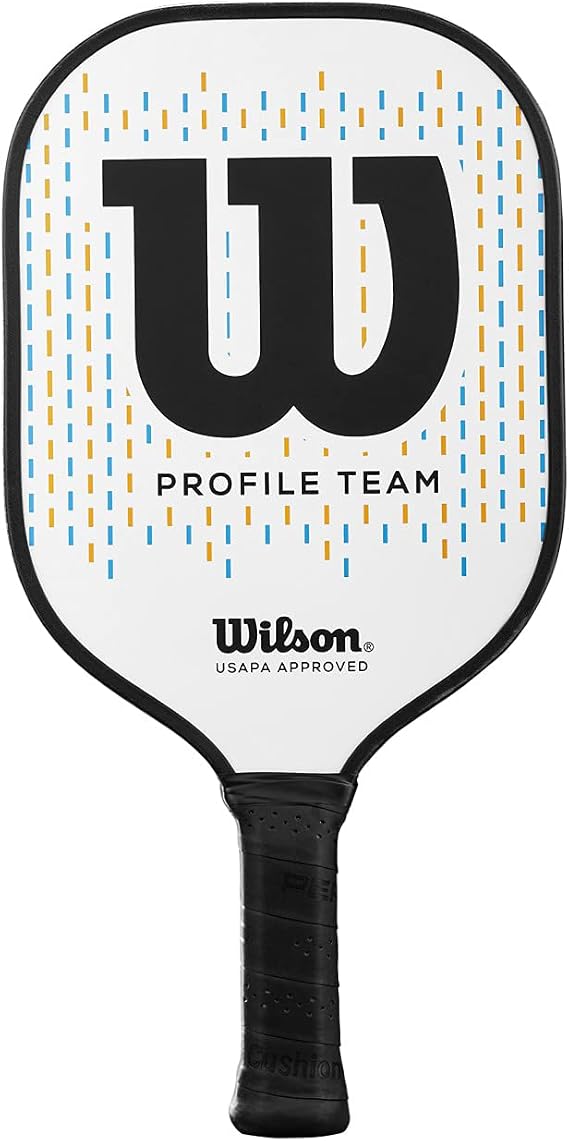 WILSON Sporting Goods Profile Team Pickleball Paddle - White/Multi