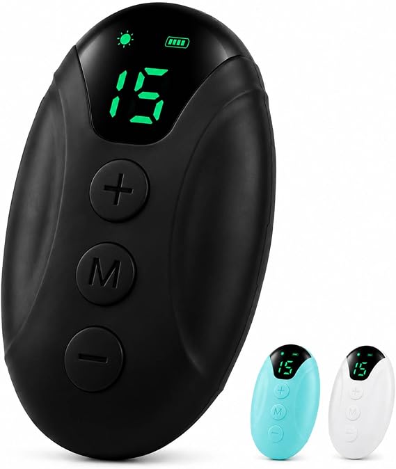 Hand Held Sleep Aid for Improved Mood and Focus (Black, 6.5 * 4 * 3.5CM)