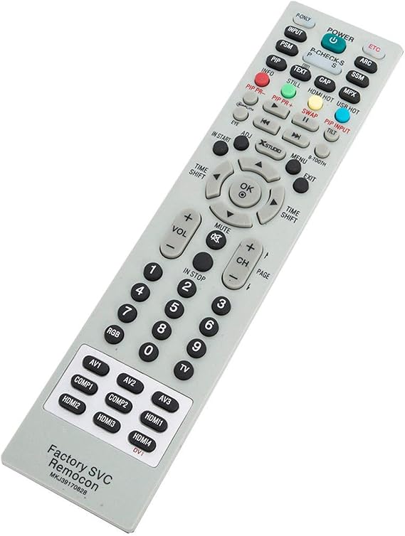 MKJ39170828 Replace Factory SVC Remocon Service Remote Control | Compatible with LG LCD LED TV DU-27FB32C DU27FB32C