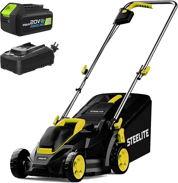 STEELITE Walk-Behind Hand Push Floor Sweeper