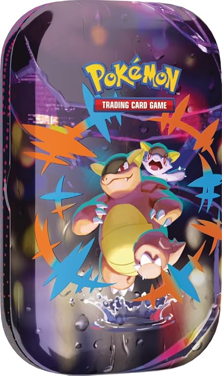 Pokémon - Trading Card Game: Mini Tin Box Mega Heroes - Mega Kangama (1 Sticker 1 Picture Card & 2 Booster Packs)