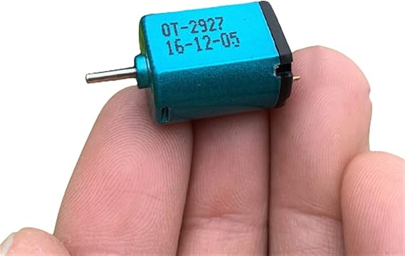 PYouo-DC Motor Ultra-High Speed Electric Motor, 030 Carbon Brush DC Motor, Lacquer Mini 12mm*15mm 2.4V 3.2V 3.7V for DIY RC Car Boat Toy (Speed(RPM) : Blue)