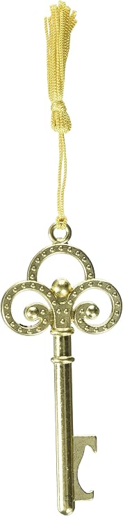 Fashioncraft 4239 Gold Vintage Skeleton Key Bottle Opener