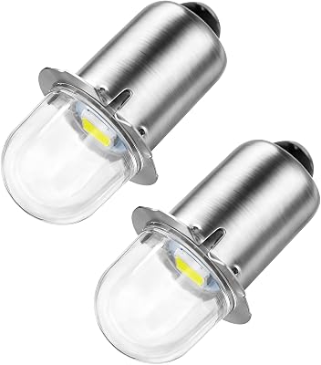 2-Pack Replacement Flashlight Bulbs for Black & Decker Replaces for 498797-06 90534275 49879706 905342-75 Fits for PC18FL PC1800FL PC1800L PC18FL PCL180FL 18V Xenon Krypton Bulb