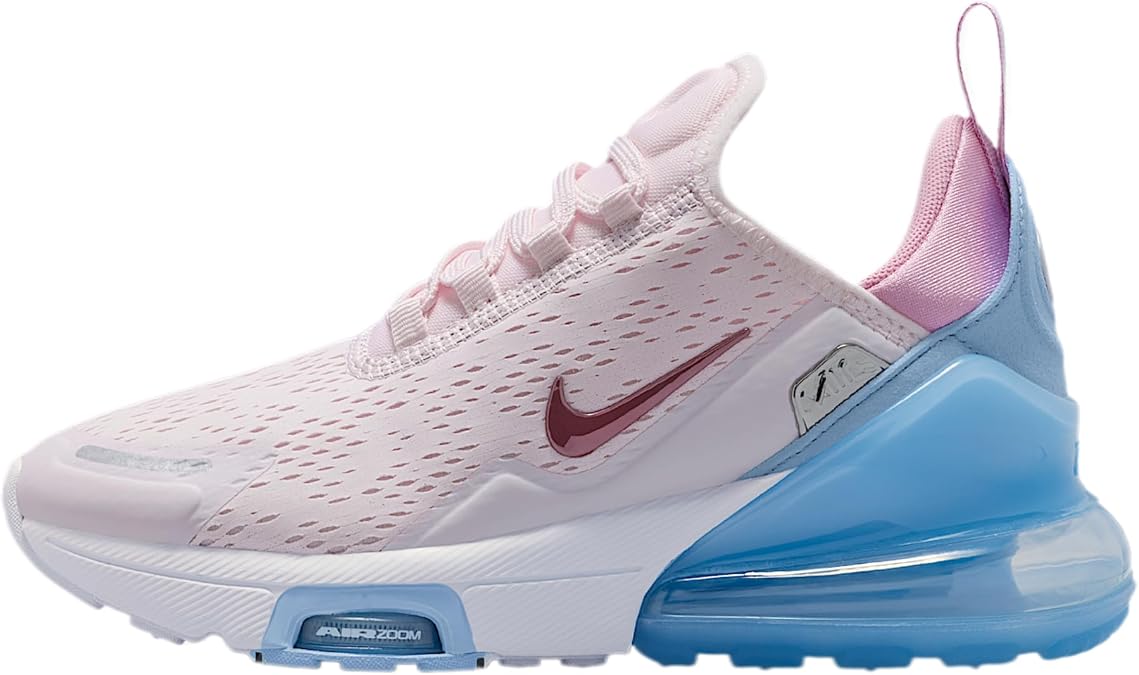 Nike Air Max 270 Premium Big Kids' Shoes (Pearl Pink/White/Aluminum/Light Arctic Pink)