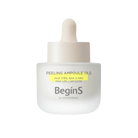 BeginS Peeling Ampoule 19.5 | Blackhead Care, Wash-Off Type (1.01 Fl Oz)