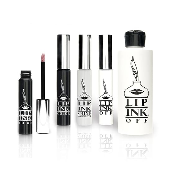 Lip Ink Specialty Prepacked 100% Smearproof Vegan Liquid Lip Kit - Browns