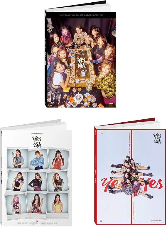 JYP Entertainment Twice - YES o r YES [Random ver.] (6th Mini Album) CD+Photocards+YES o r YES Card+Folded Poster+Pre-Order Benefit+Extra Photocards Set