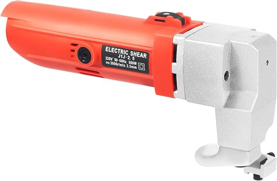 Electric Scissors 500 W Electric Tin Snips Nibbler Metal Nibbler 220 V Mettal Tin Snips with 3 Carbon Brushes 2000 rpm Idle Speed 2.5 mm Cutting Range for Precise Cutting of Metal