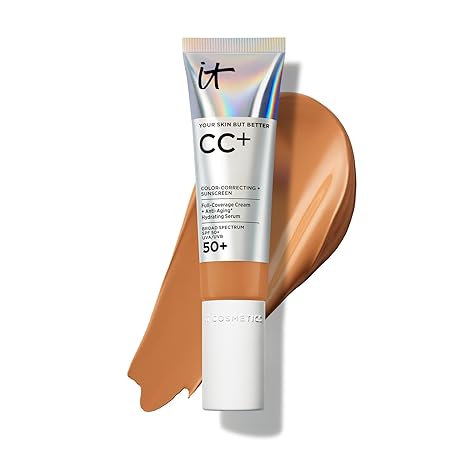 IT Cosmetics CC+ Cream with SPF 50+ Full Coverage Foundation Natural Finish