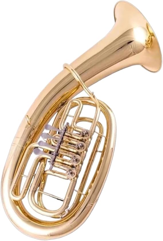 euphonium instrument Japan Brass Gold-plated Baritono B-flat Tenor Professional-grade Euphon 4-key Euphonium Instrument Trumpet Horn(4keys)