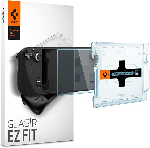 Spigen EZ Fit [1 Pack] Tempered Glass Screen Protector for Valve Steam Deck