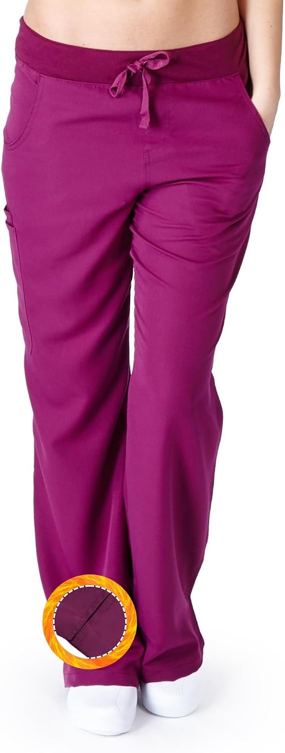 M&M SCRUBS Women's Super Soft Medical Scrub Pants for Women - Drawstring Yoga Pant Inspired - Junior FIT 9120