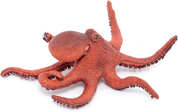 Realistic Small Octopus Figurine, Marine World Collection, Kids Ages 3+