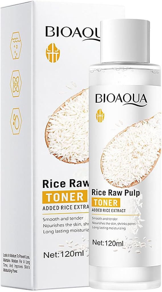 BIOAQUA Rice Raw Pulp Long-Lasting Moisturizing Toner 120ml