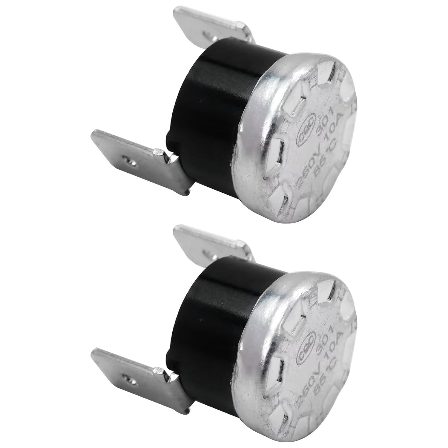 Premium 2pcs 661566 Dishwasher High Limit Thermostat for Magic Chef CDB7000AWS1 CDB7000AWS2 CDB7000AWS3 CDB7000AWS4 CDB7000AWS5 Replaces 3369777 3370783 3371618 4171694 PS11743423