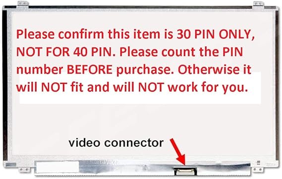 AUO Dell INSPIRON 15 3552 3558 3878 Series 15.6" HD LED LCD Screen eDP (Non Touch)