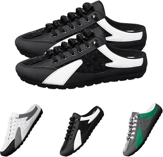 2025 New Men Slip on Mule Sneakers Men Slippers Casual Sports Shoes Low Top Baotou Half Drag Sneakers for Men Fashionable Mens Slip On Shoes for Spring Summer