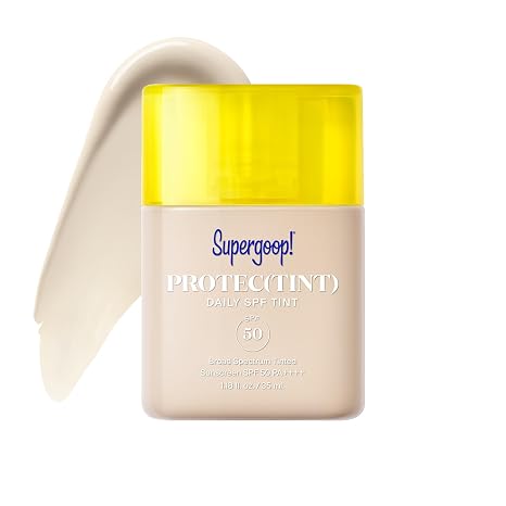 Supergoop! Protec(tint) Daily Skin Tint SPF 50 - Light, Buildable Coverage for Immediately Smooth, Even-Looking Skin - Natural Finish
