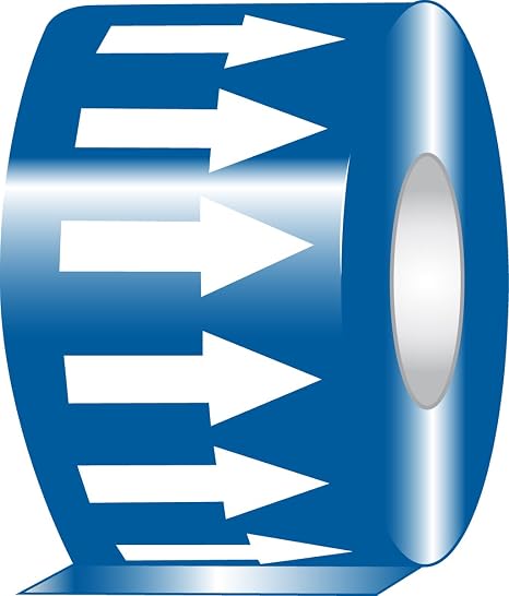 AccuformNMC RAW254BUWT Adhesive Vinyl Directional Flow Arrow Tape