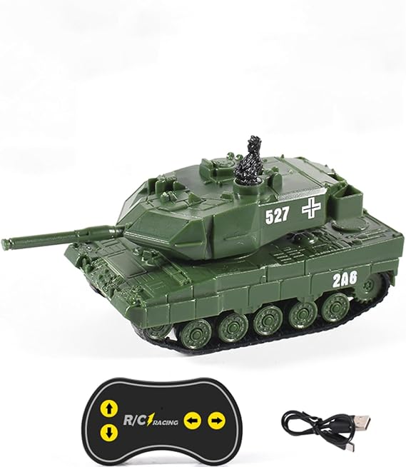 TOUCAN RC HOBBY RC Mini Tank 1/77 German Panther RTR Radio Control WW2 Tank 2.4G Gift for Ages 14+