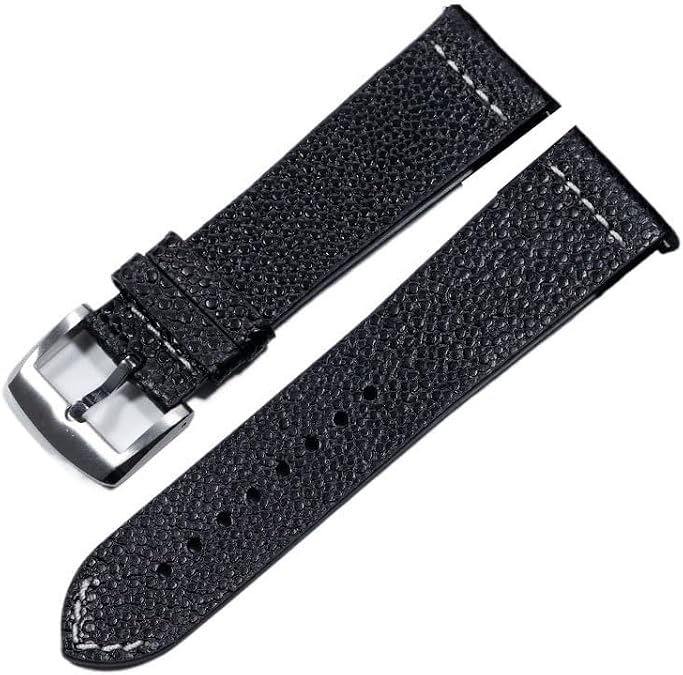Wachband For MIDO Ocean Star Navigator M032M032607A Suede Genuine Leather Watch Strap