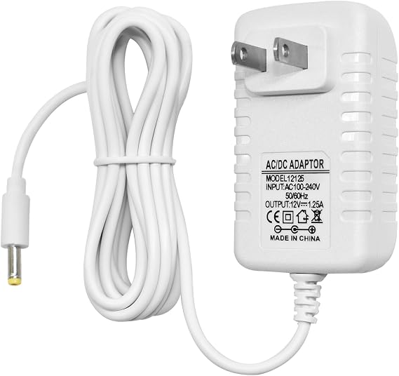 15W Charger for Alexa Dot 5th Gen/Dot 4th Gen/3rd Gen/Kids Edition/TV Cube/Show 5 Charger Cord Replacement Adapter