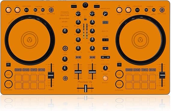 Protective Cover Skin for Pioneer DDJ-FLX4 Film Sticker (Orange)